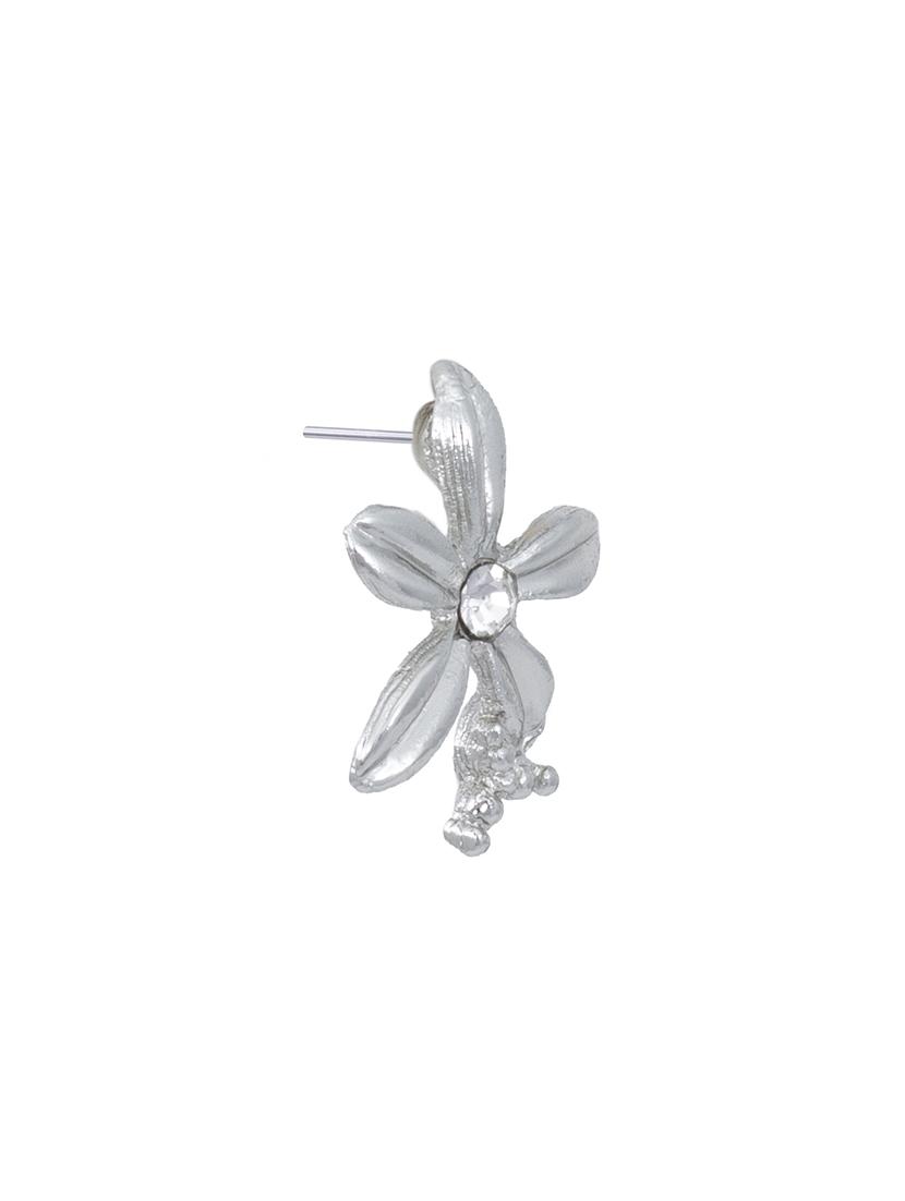 silver metal studs earring - 17327817 - Zoom Image - 4