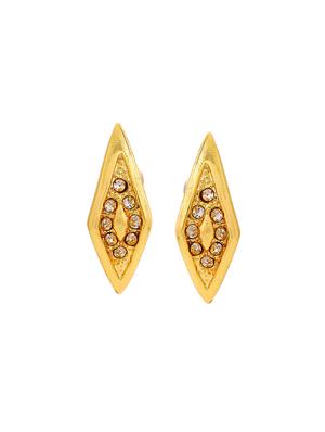 gold metal studs earring - 17327852 - Standard Image - 2
