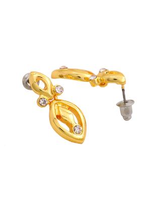 white metal drop earring - 17327856 - Standard Image - 2