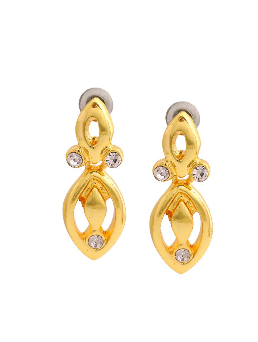 white metal drop earring - 17327856 - Zoom Image - 3