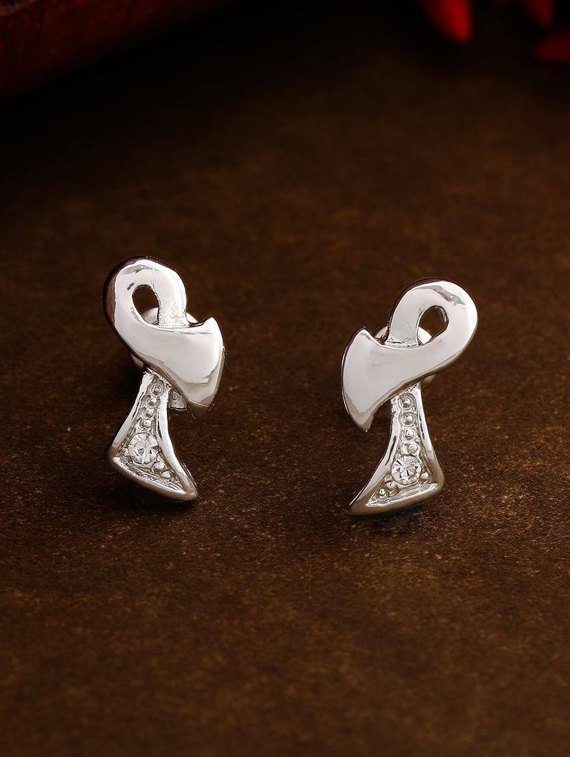 silver metal studs earring - 17327866 - Zoom Image - 1