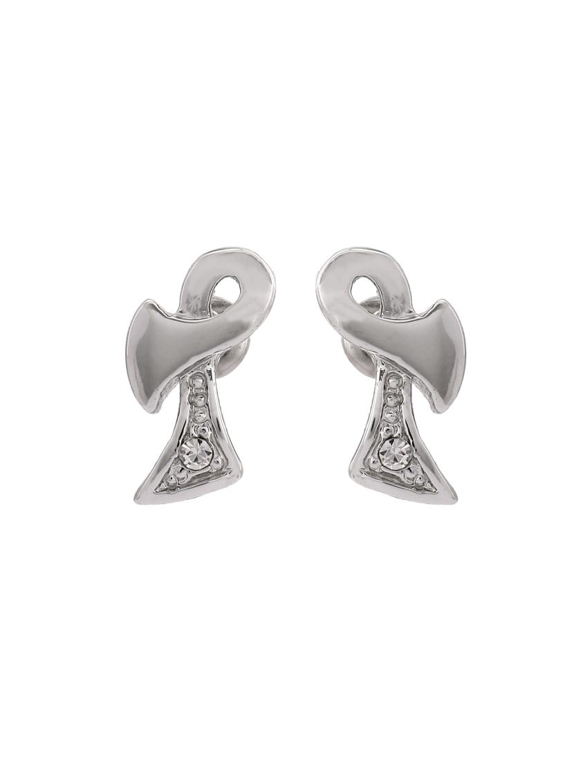 silver metal studs earring - 17327866 - Zoom Image - 3