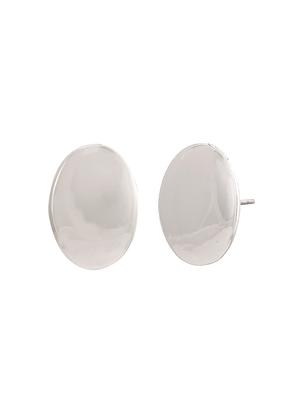 silver metal studs earring - 17327873 - Standard Image - 3