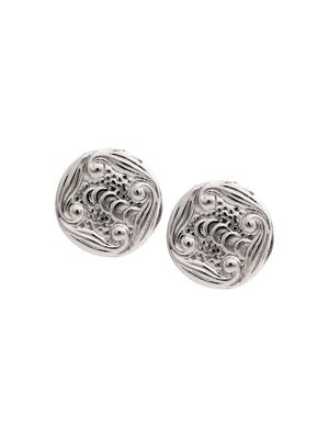silver metal studs earring - 17327879 - Standard Image - 2