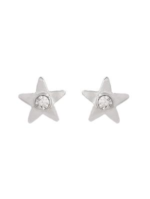 silver metal studs earring - 17327904 - Standard Image - 2