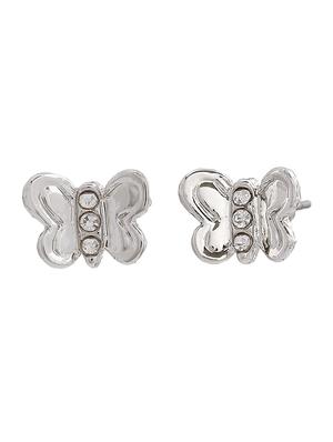 silver metal studs earring - 17327915 - Standard Image - 4
