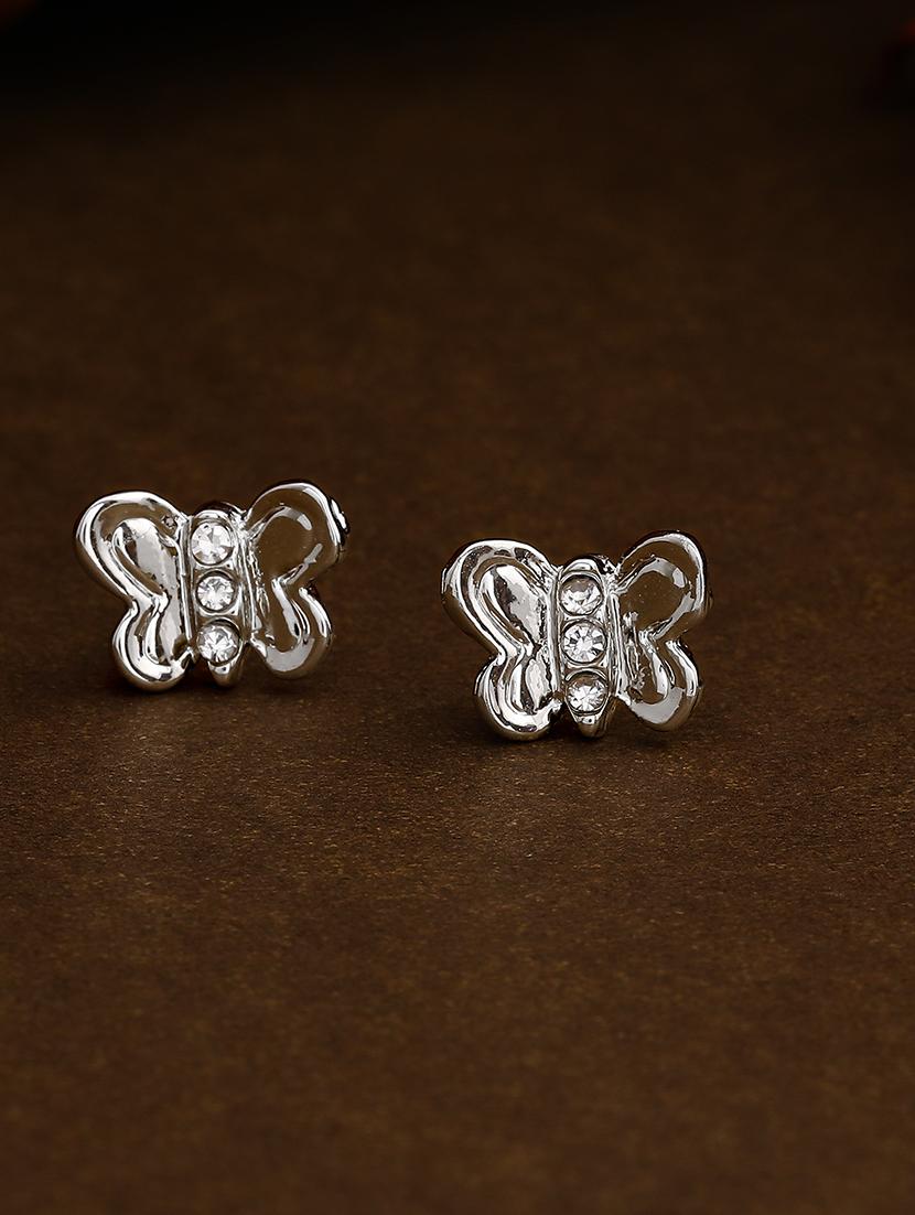 silver metal studs earring - 17327915 - Zoom Image - 1
