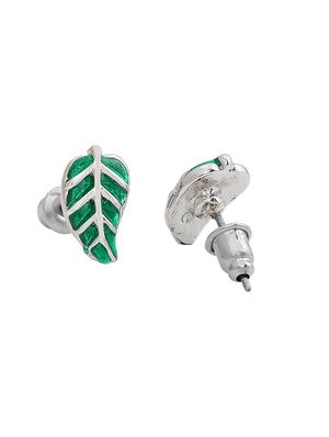 silver metal studs earring - 17327929 - Standard Image - 4