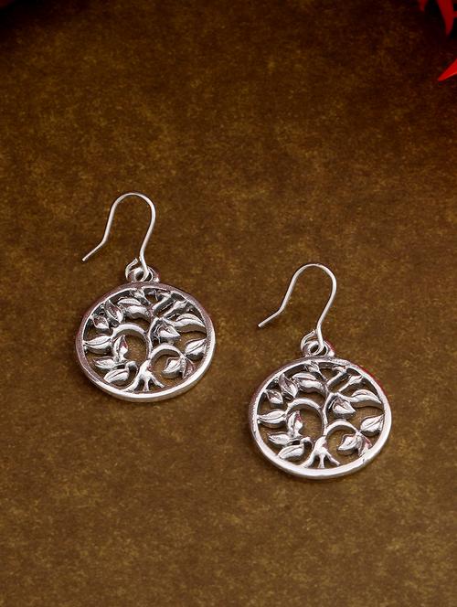 silver metal chandellier earring - 17327933 - Standard Image - 1