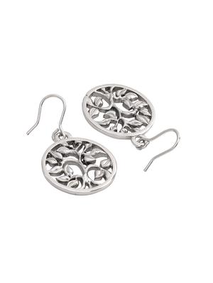 silver metal chandellier earring - 17327933 - Standard Image - 2