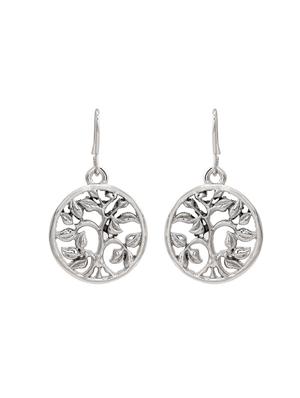 silver metal chandellier earring - 17327933 - Standard Image - 3