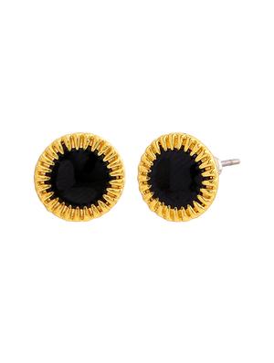 black metal studs earring - 17327982 - Standard Image - 2