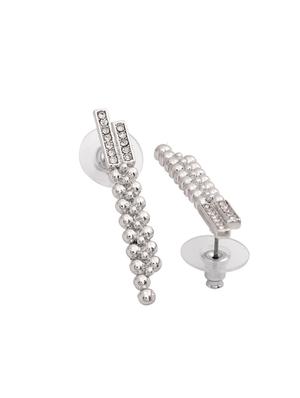 silver metal studs earring - 17327999 - Standard Image - 2