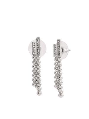 silver metal studs earring - 17327999 - Standard Image - 3