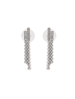 silver metal studs earring - 17327999 - Standard Image - 4