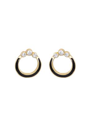 black metal studs earring - 17328005 - Standard Image - 3