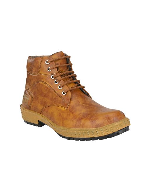 tan lace up boots - 17328015 - Standard Image - 1
