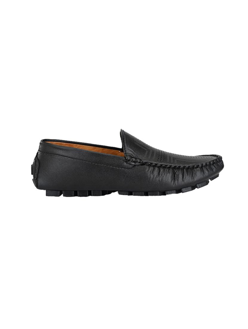 black slip on loafers - 17328019 - Zoom Image - 2