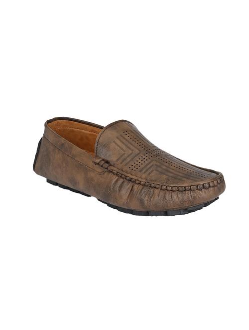 brown slip on loafers - 17328020 - Standard Image - 1