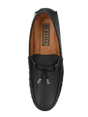 black slip on loafers - 17328022 - Standard Image - 4