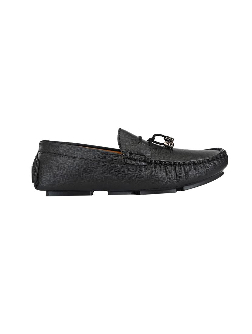 black slip on loafers - 17328022 - Zoom Image - 2