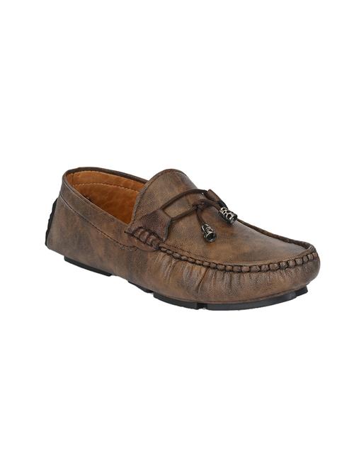 brown slip on loafers - 17328023 - Standard Image - 1