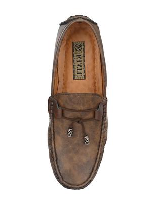 brown slip on loafers - 17328023 - Standard Image - 4
