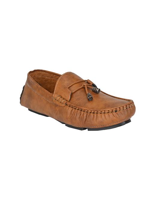 tan slip on loafers - 17328024 - Standard Image - 1