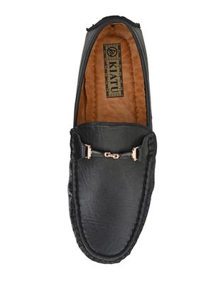 black slip on loafers - 17328025 - Standard Image - 4
