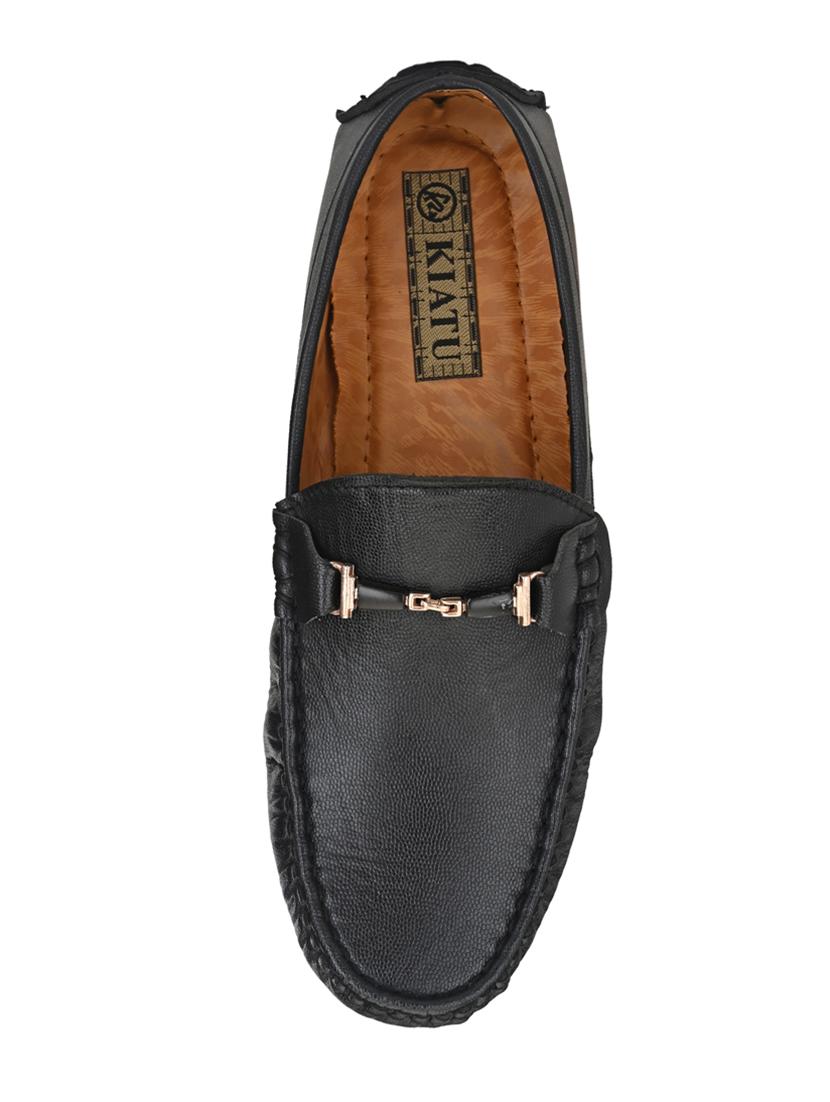 black slip on loafers - 17328025 - Zoom Image - 4