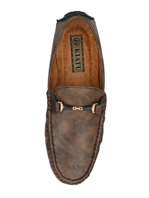 brown slip on loafers - 17328026 - Standard Image - 4