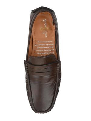 brown slip on loafers - 17328036 - Standard Image - 4