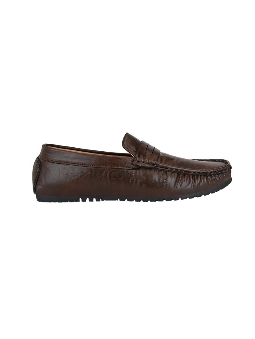 brown slip on loafers - 17328036 - Zoom Image - 2