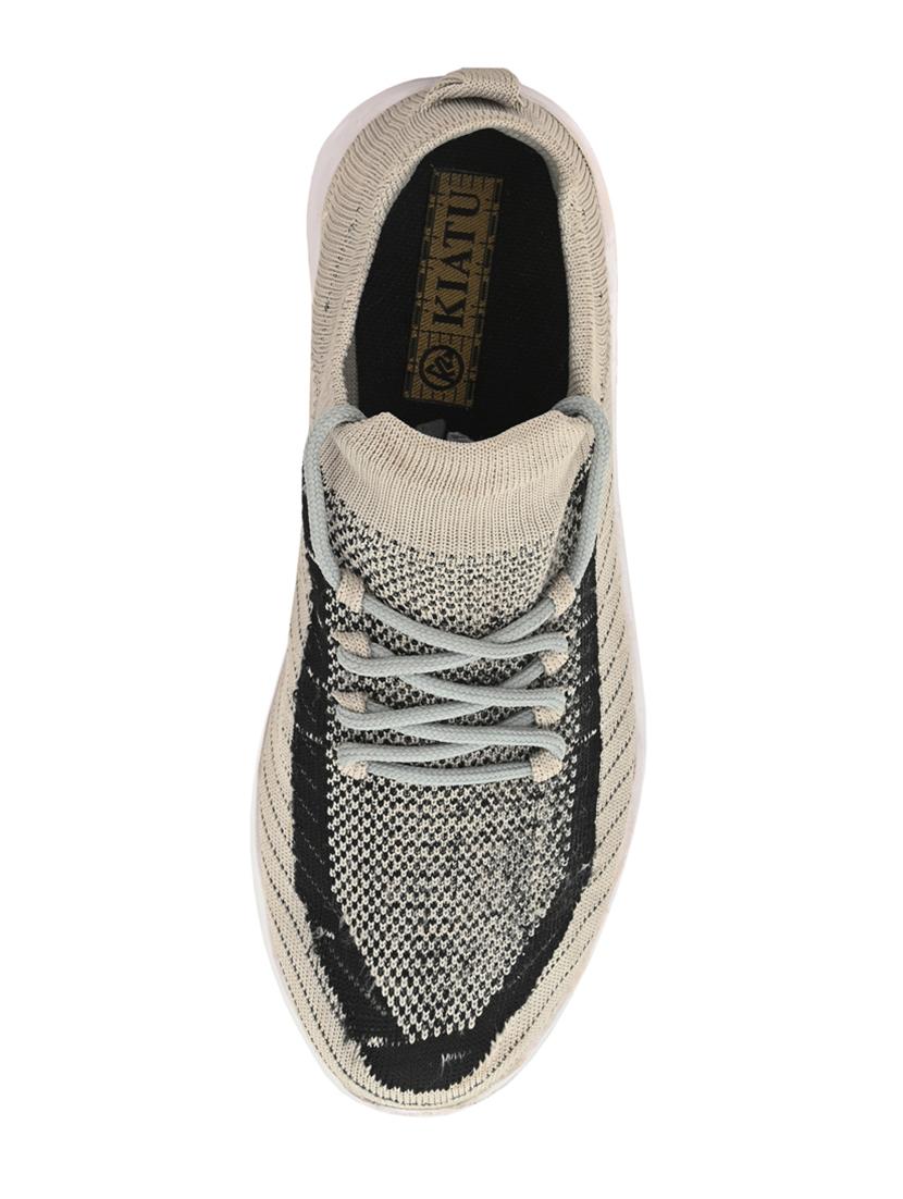 white fabric lace up shoes - 17328046 - Zoom Image - 4
