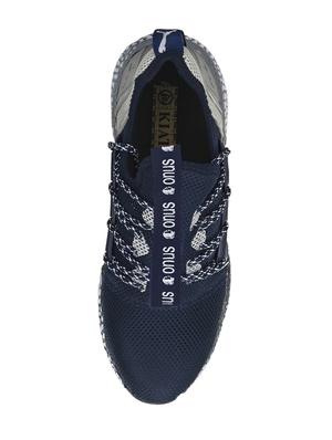 blue fabric sport shoes - 17328056 - Standard Image - 4