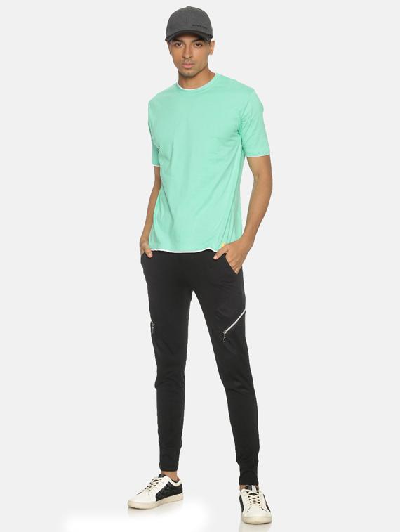 sea green solid t-shirt - 17332898 - Zoom Image - 4