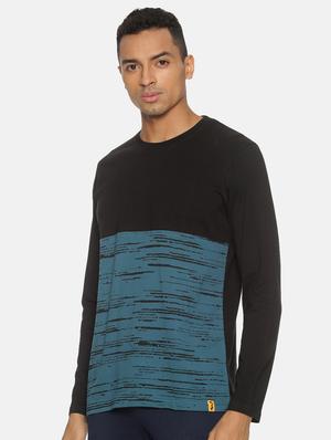 black printed cut & sew t-shirt - 17332899 - Standard Image - 2