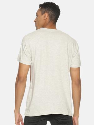 beige cut & sew t-shirt - 17332901 - Standard Image - 3