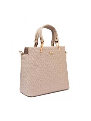 grey leatherette (pu) regular handbag - 17332918 - Standard Image - 4
