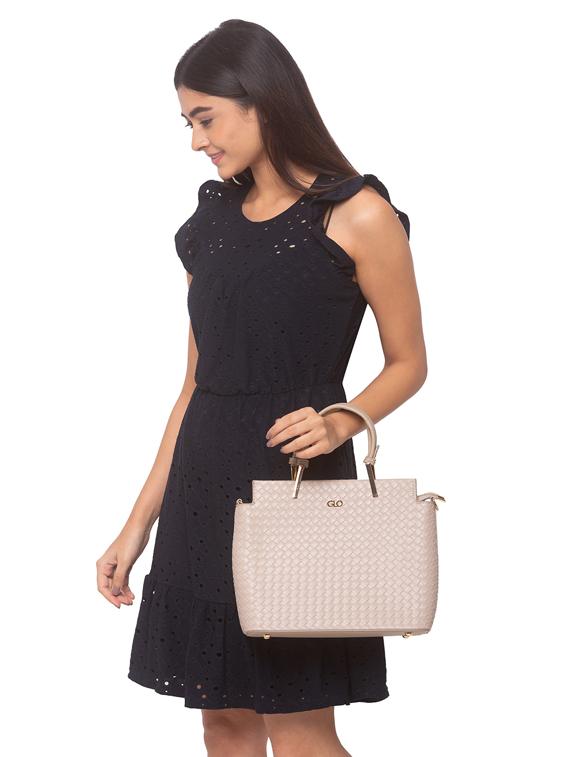 grey leatherette (pu) regular handbag - 17332918 - Zoom Image - 5