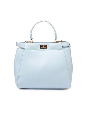 blue leatherette (pu) regular handbag - 17332927 - Standard Image - 2