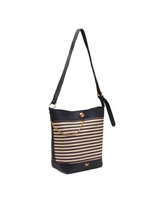 blue leatherette (pu) regular handbag - 17332932 - Standard Image - 4