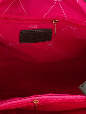 green leatherette (pu) regular handbag - 17332935 - Standard Image - 3