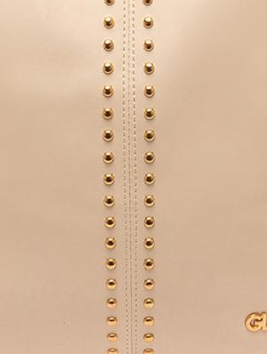 white leatherette (pu) regular handbag - 17332936 - Standard Image - 4