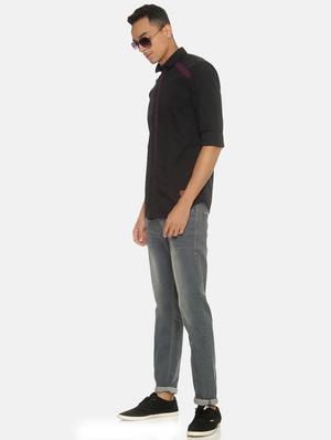 black taped casual shirt - 17333012 - Standard Image - 4