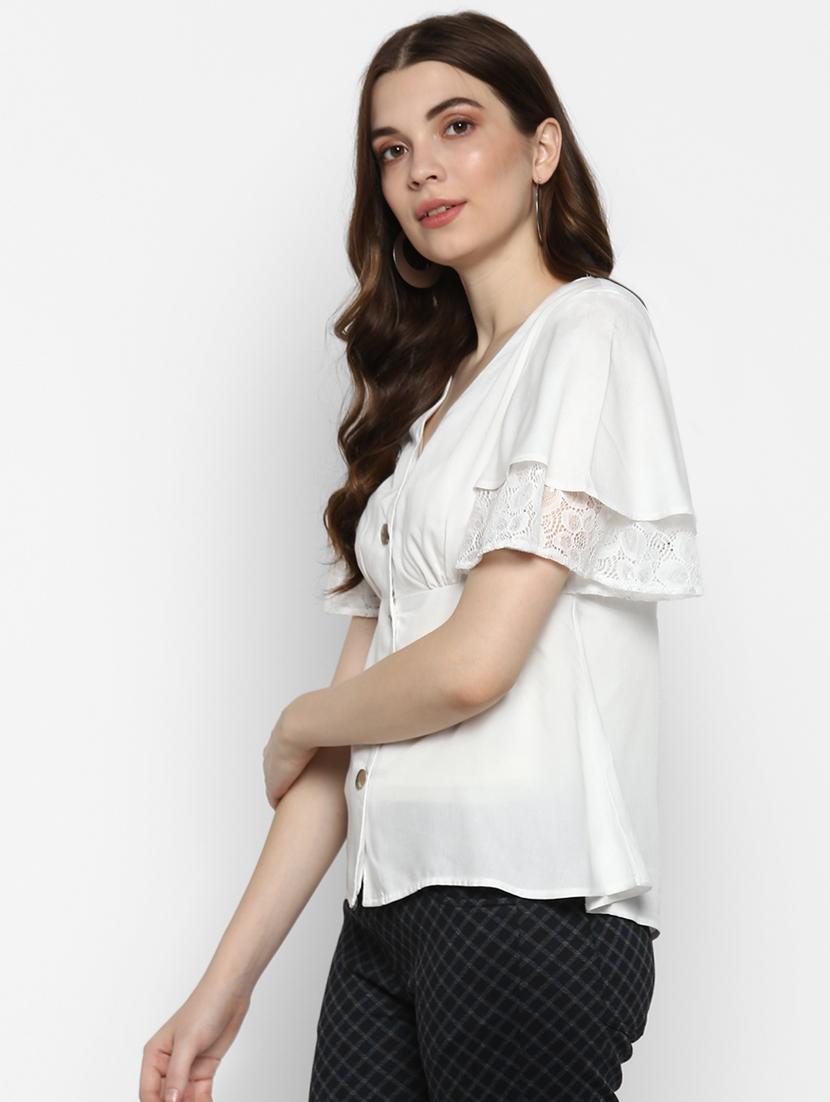 layered sleeves button up top - 17333030 - Zoom Image - 2