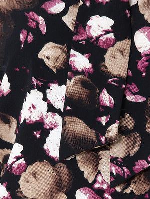 cold shoulder floral a-line dress - 17333348 - Standard Image - 5