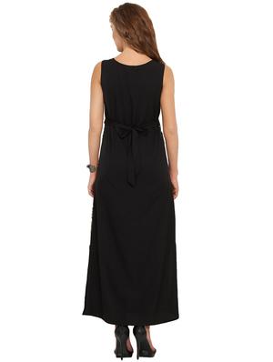 tie back printed a-line dress - 17333350 - Standard Image - 3