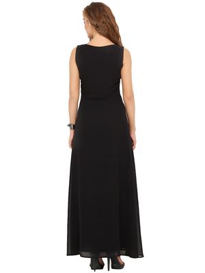 contrast print a-line dress - 17333352 - Standard Image - 3