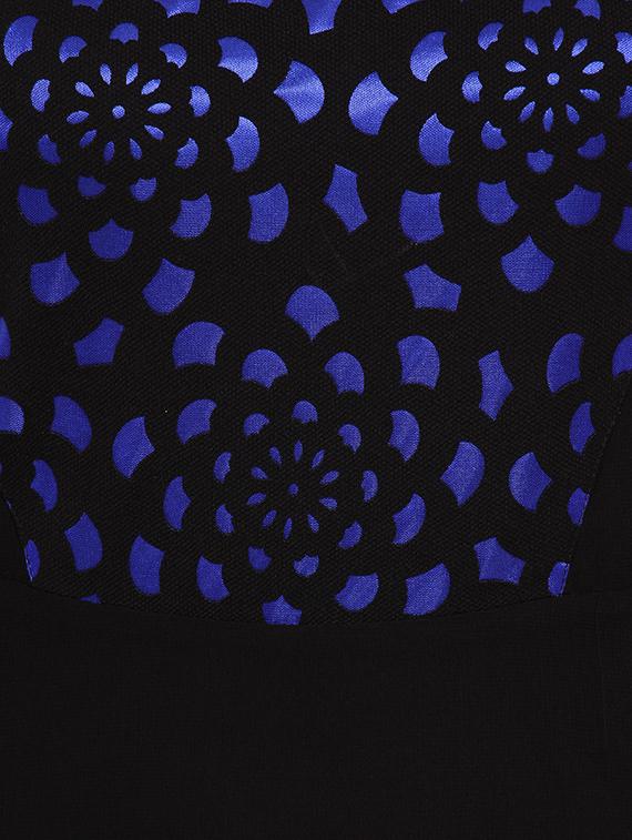 contrast print a-line dress - 17333352 - Zoom Image - 4
